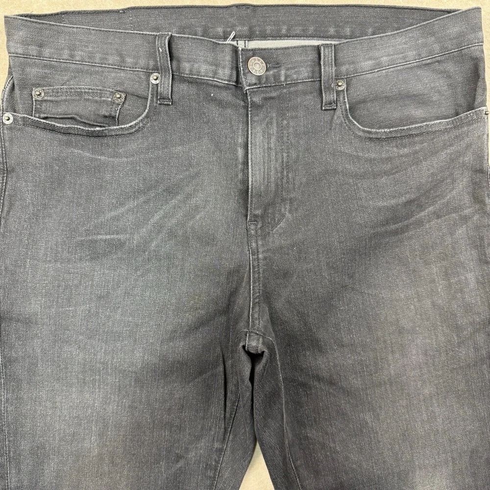 6397‎ Jeans Women's Size 28 Charcoal Black Baggy Mid Rise Dark Wash Made in USA